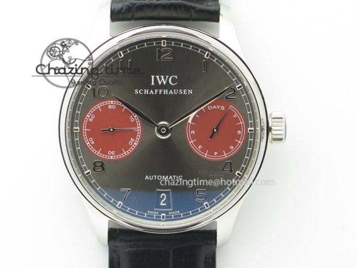 MIROTIME 0421 SportInspired Portuguese Real PR Real Annual Calendar IW503501 YLF 1:1 Best Edition White Dial On Leather Strap A 7241